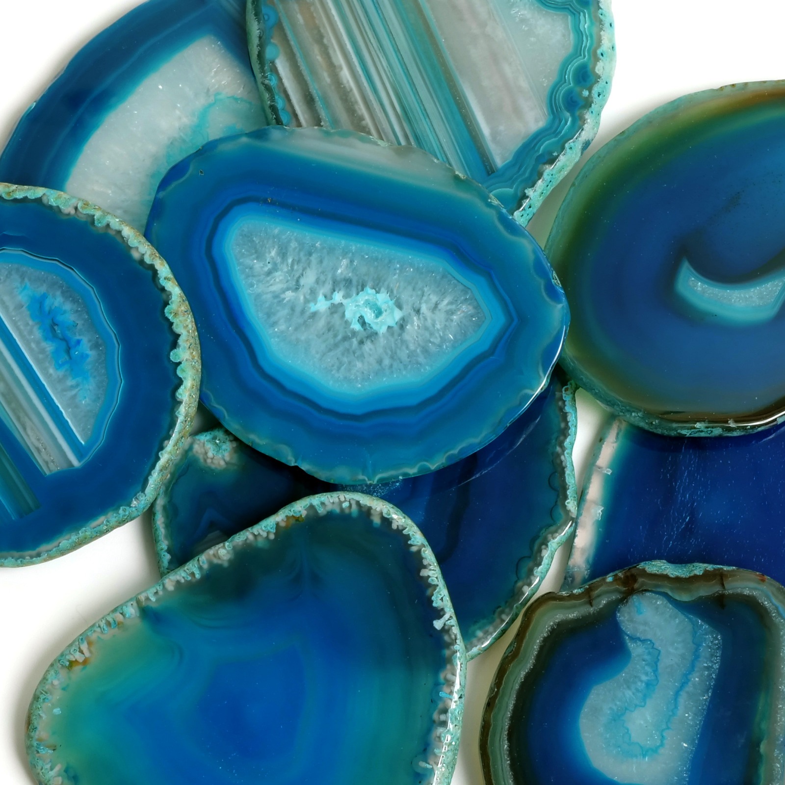 blue agate stone 瑪瑙 アゲート スライス アゲート 瑪瑙 スライス (規格サイズ：3号) 選べる3色 種類お