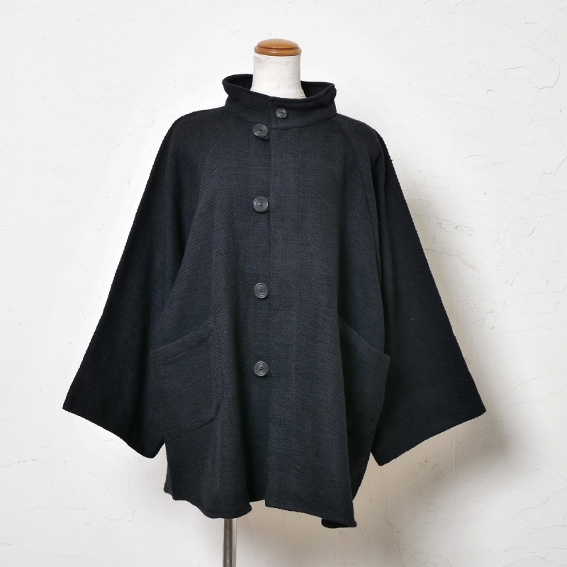 コットン厚手ポンチョジャケット｜マライカ公式通販