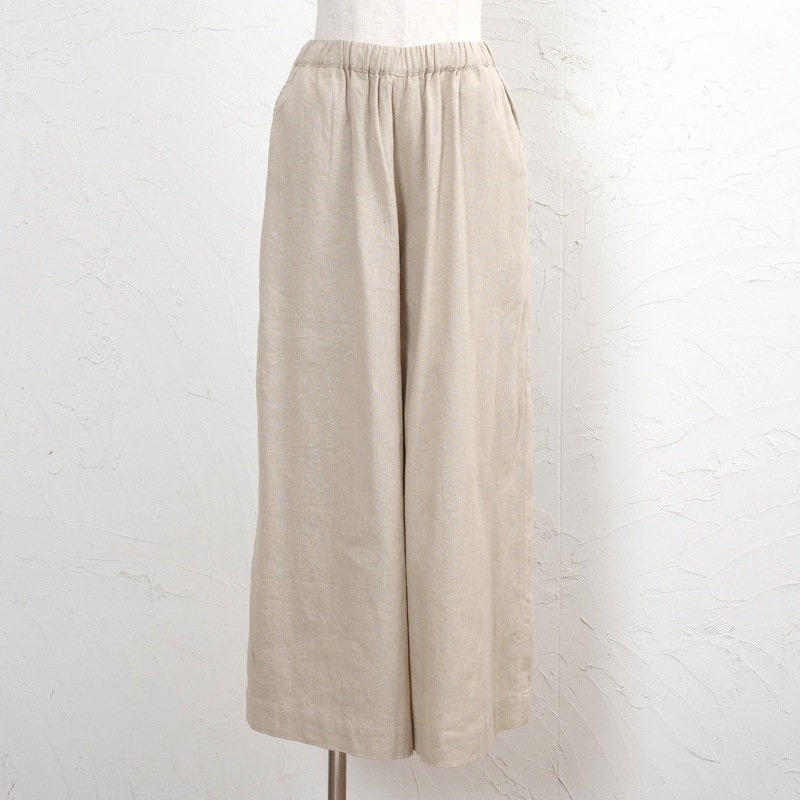 リネンコットンワイドパンツ｜マライカ公式通販