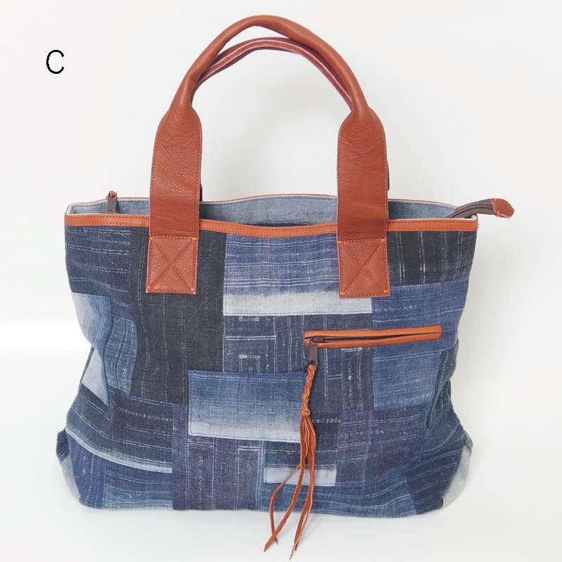 モン族ろうけつ染めビッグトートバッグ｜マライカ公式通販