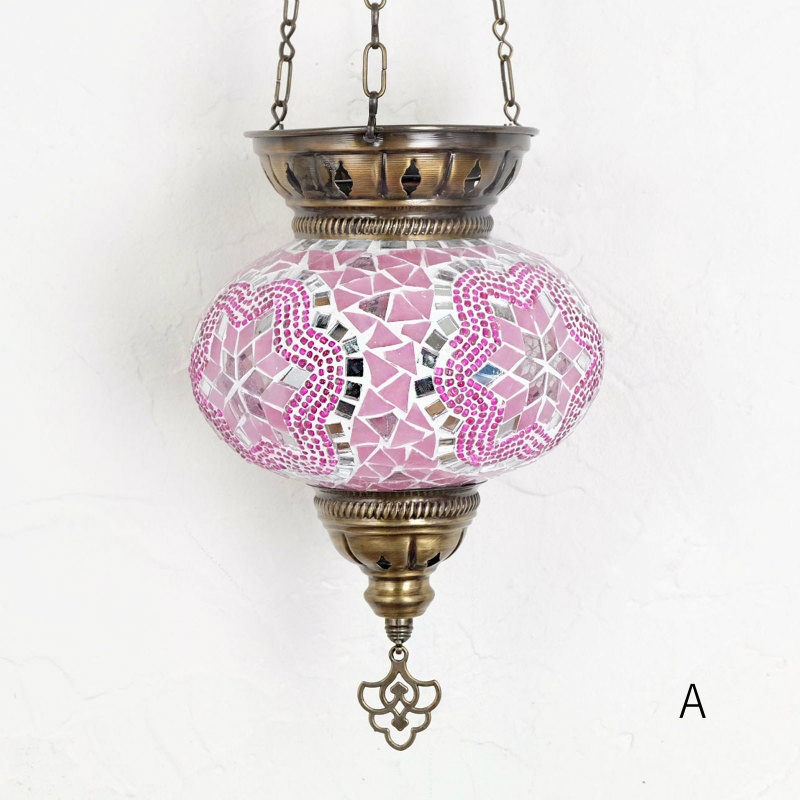 トルコモザイク吊るしランプ(M)｜マライカ公式通販