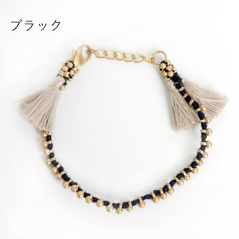 タッセルブレスレット【メール便可】｜マライカ公式通販