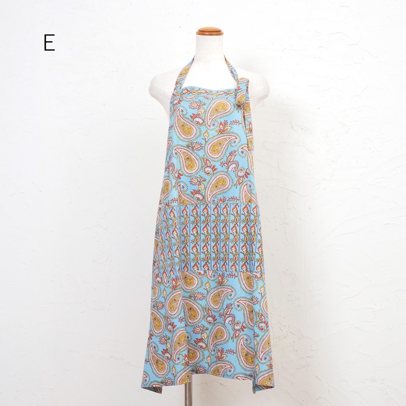 コットンプリントエプロン 【メール便可】｜マライカ公式通販