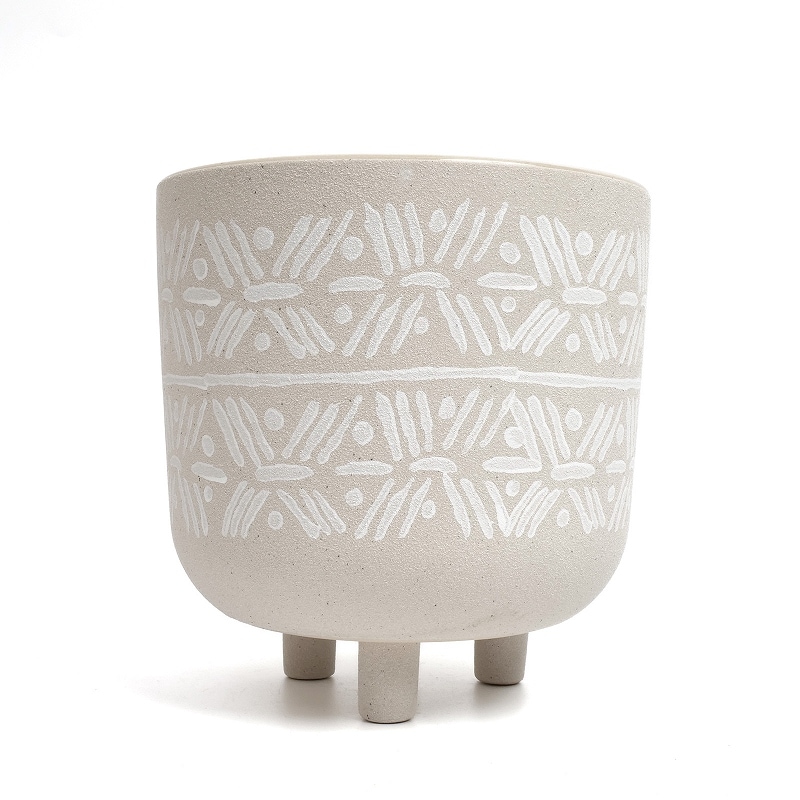 30%OFF 脚付セラミックプランター 植木鉢 L｜マライカ公式通販