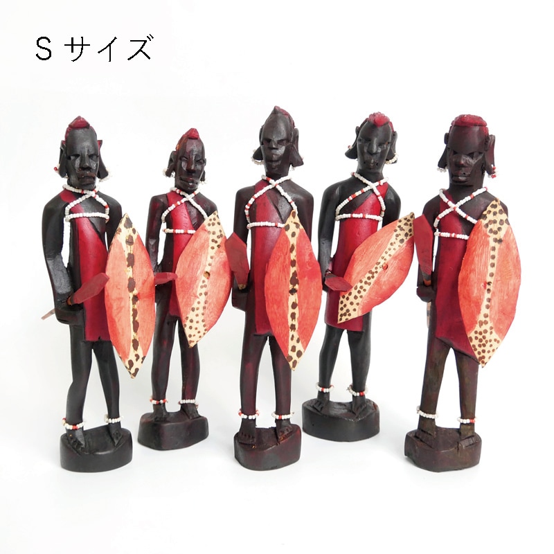 マサイ族の武器 マサイ族ウッドオブジェ｜マライカ公式通販