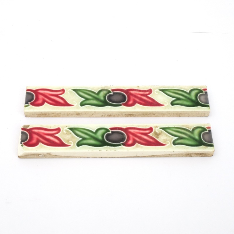 希少　レア　ヴィンテージ　マジョリカタイル ヴィンテージマジョリカタイル 2.5×15cm 日本｜マライカ公式通販