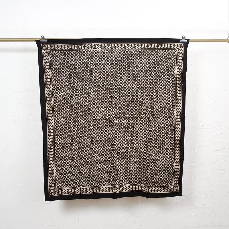 バグルーブロックプリントマルチクロス 115×115cm 【メール便