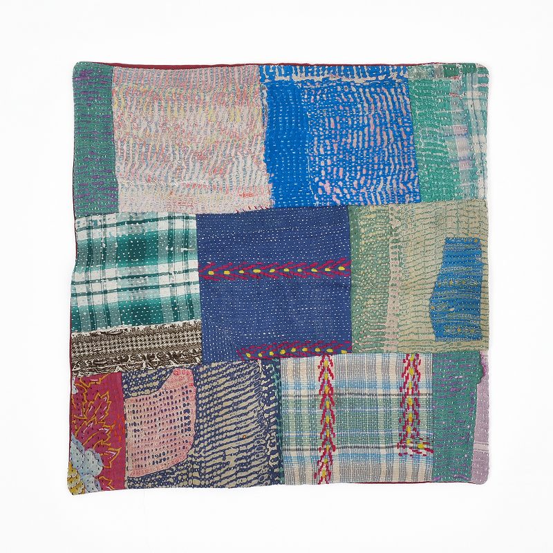 ヴィンテージグドゥリーパッチワーククッションカバー【メール便可