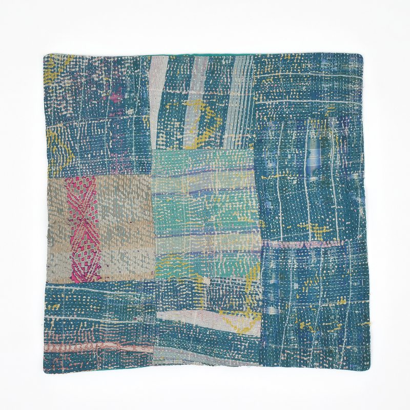 ヴィンテージグドゥリーパッチワーククッションカバー【メール便可