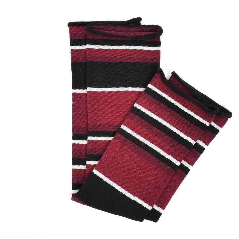 Uコレ] レッグ&アームウォーマー ボーダー 【メール便可】｜マライカ