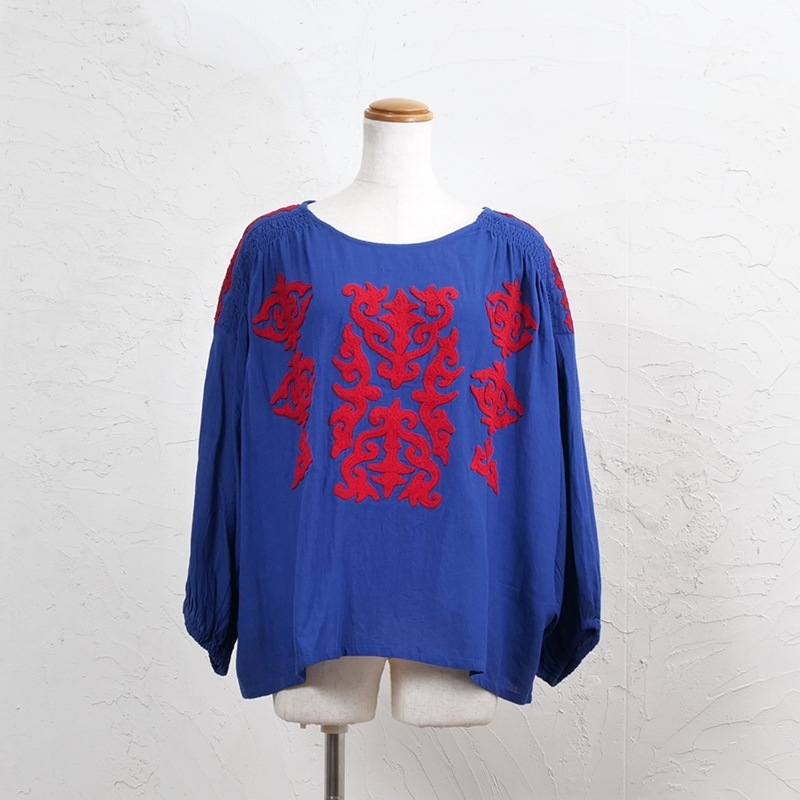 チェーン刺繍プルオーバー｜マライカ公式通販