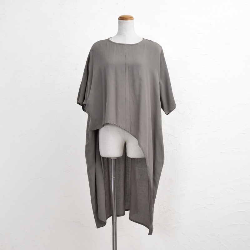 レーヨンアシンメトリーワンピース 【メール便可】|マライカ レーヨンアシンメトリーワンピース 【メール便可】|マライカ