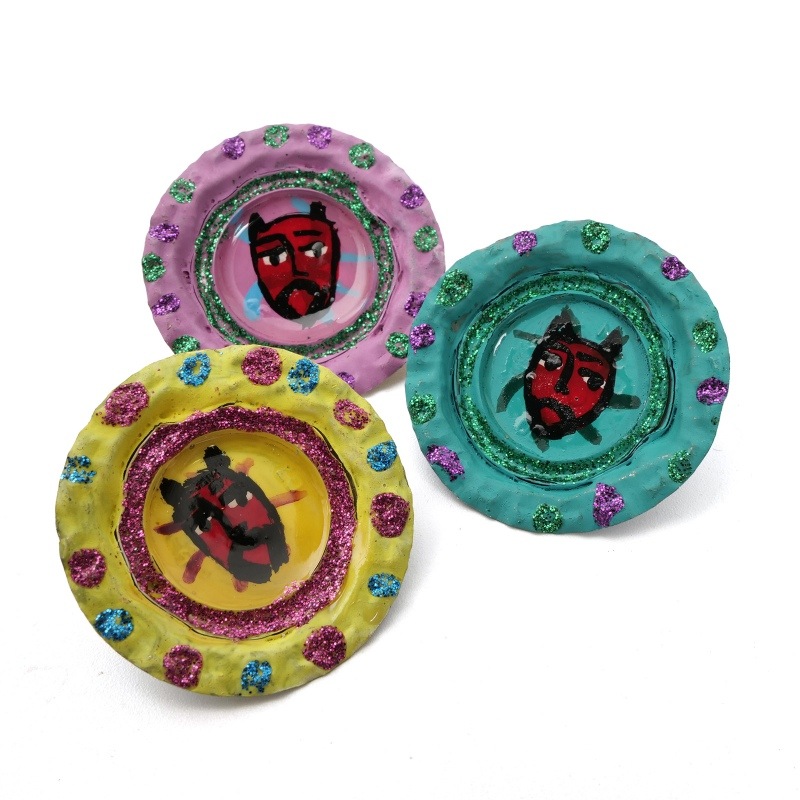 メキシコ王冠バッチ【メール便可】｜マライカ公式通販