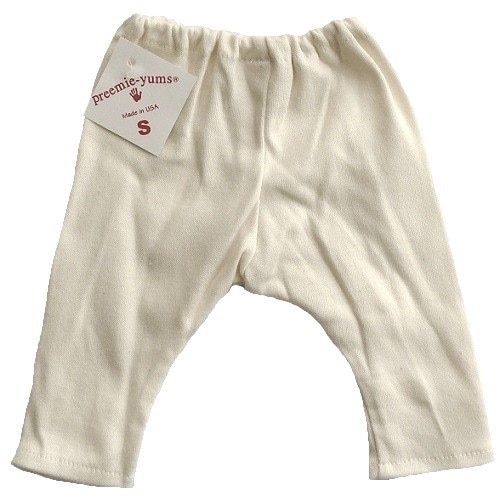 【未熟児】【低出生体重児】【早産児】【NICU】用 やわらかズボン： ナチュラル