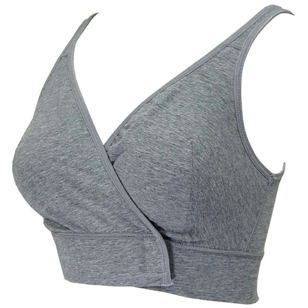 【乳がん】【乳房切除】【敏感肌】 ホスピタブル コンフォートブラ: 杢グレー