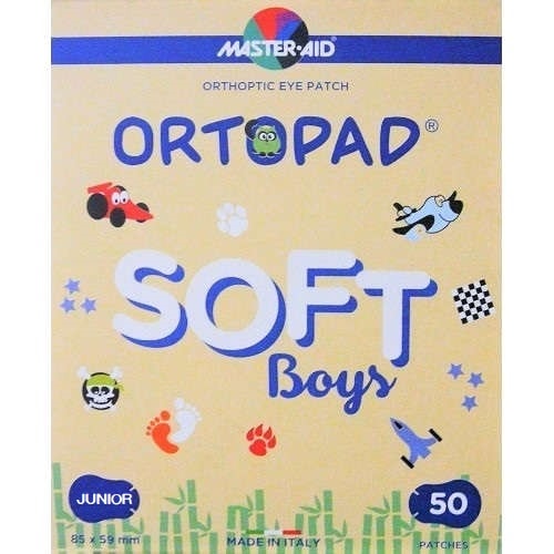 【斜視】【弱視】　オルトパッド　斜視弱視訓練用眼帯：ボーイズ ソフトパック　ジュニア