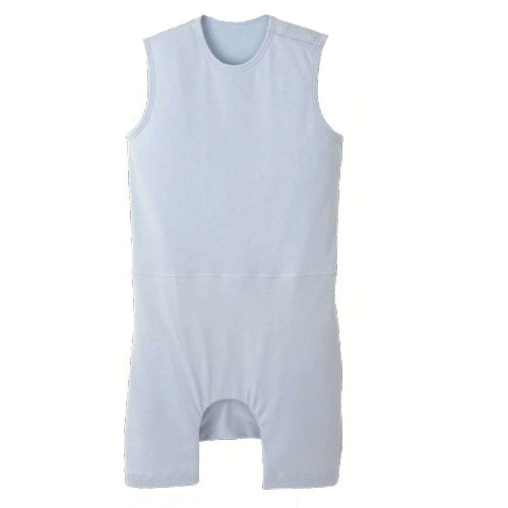 【介護】【入院】 TスーツII 左肩開きロンパス型：サックス