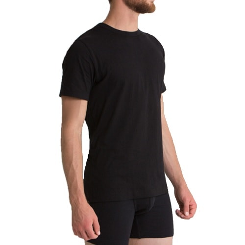 100%オーガニックコットン コトニーク メンズ Tシャツ ブラック