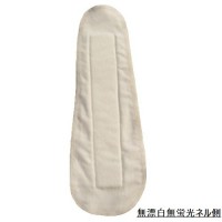 オーガニックコットン 布ナプキン dナイトパッド（吸水体入）：ボーダーグリーン|布ナプキン|アトピー/皮膚炎