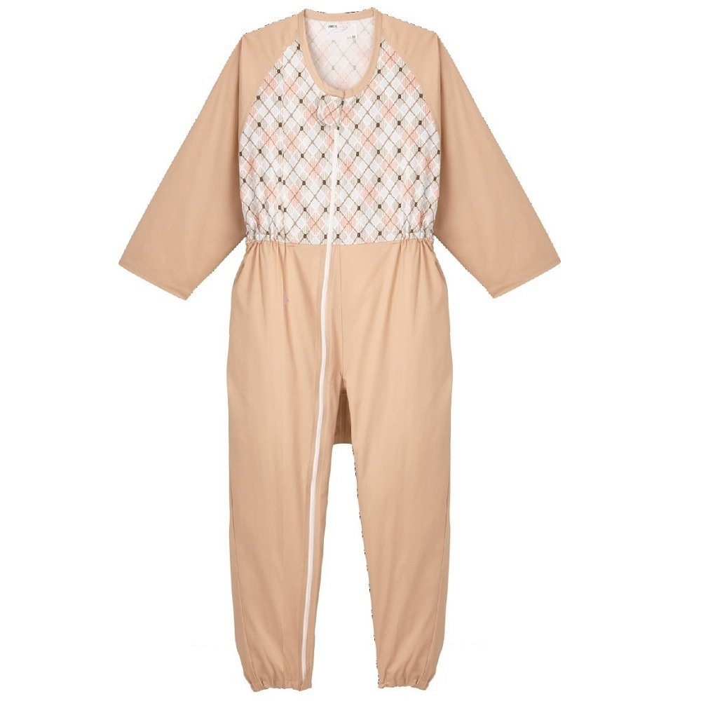 【つなぎ】【オールシーズン】プライムコンビネーションII フルオープン型：ツイルベージュ