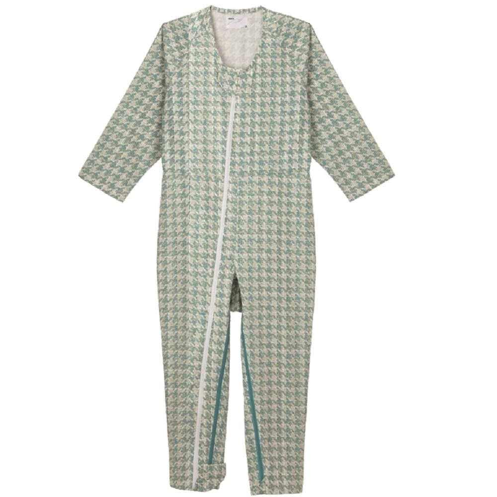 【つなぎ】【オールシーズン】コンビネーションII フルオープン型：チドリグリーン