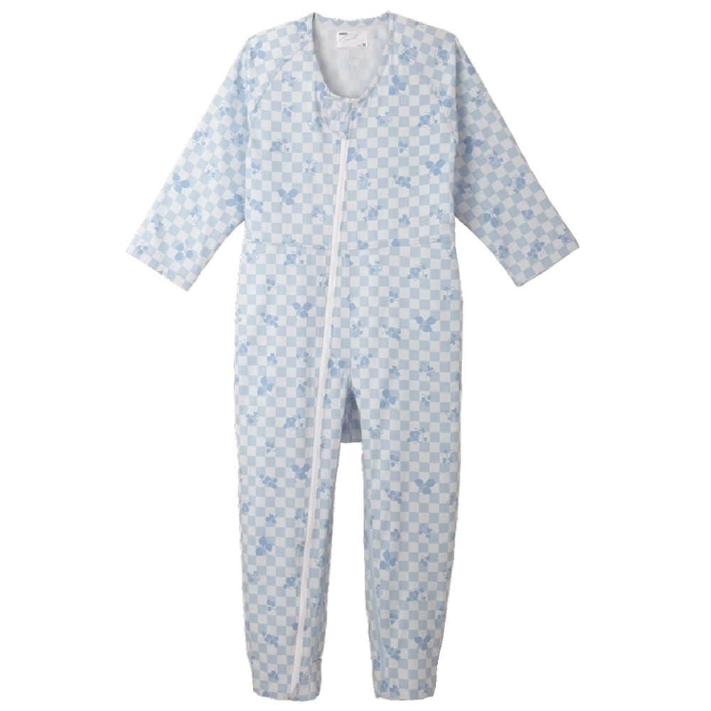 【つなぎ】【オールシーズン】コンビネーションII フルオープン型：リーフブルー