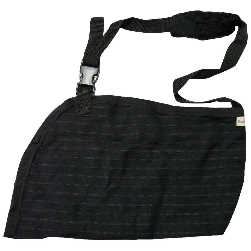 【腕骨折・麻痺】【腕吊り】 ブローケンビューティー アームホルダー アダルト用：ショートタイプ　チャコール