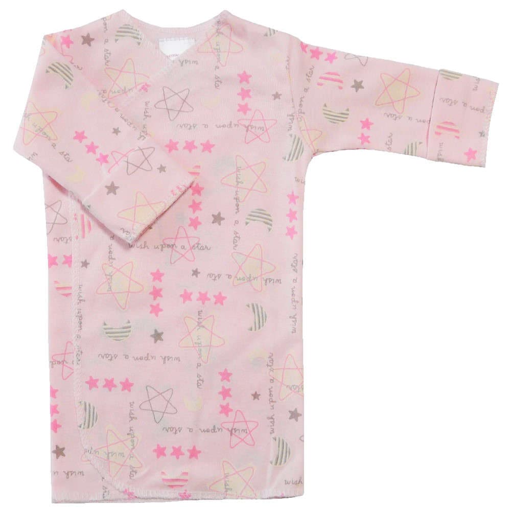 【未熟児】【低出生体重児】【早産児】【NICU】用 ベビー服：長袖長肌着 パトリシア