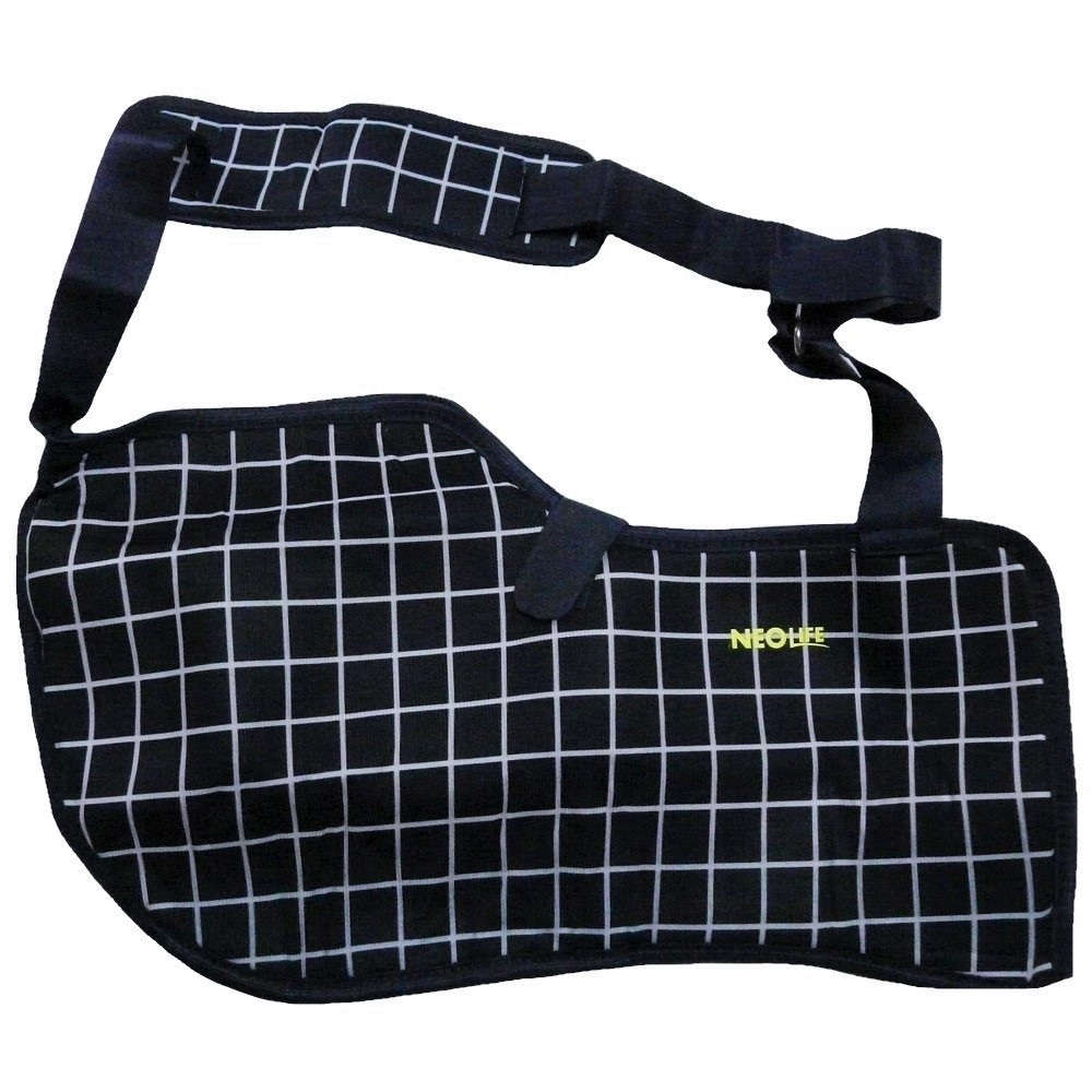 【腕骨折・麻痺】【腕吊り】 ネオライフ 2サイズ アダルト・キッズ用アームサポーター：グリッド