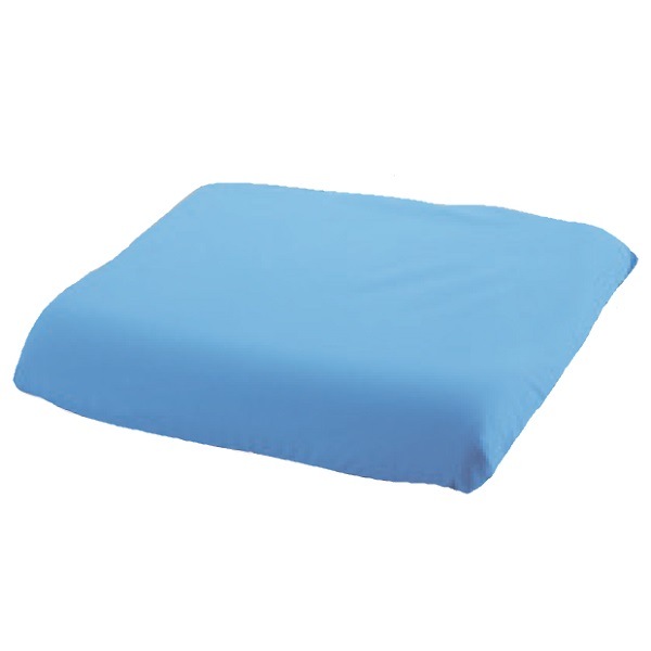 【車いす】防水クッションカバー デニムタイプ：ブルー