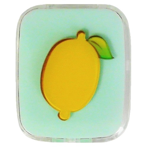 【レンズケース】【コンタクトレンズ】 コンタクト ポケットレンズケース：レモン