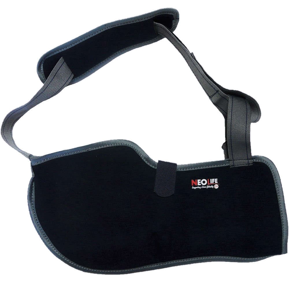 【腕骨折・麻痺】【腕吊り】 ネオライフ 2サイズ アダルト・キッズ用アームサポーター：ブルー