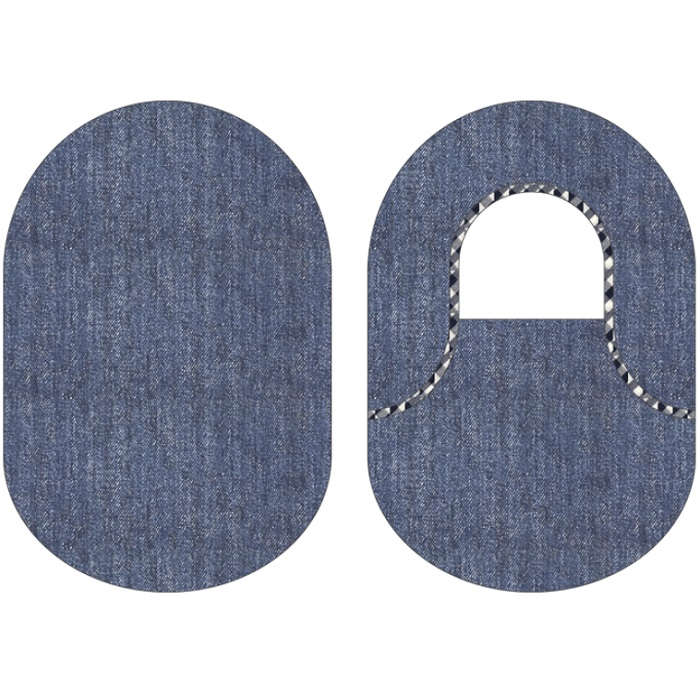 【オストメイト】【ストーマ】【人工肛門】 着せ替えストーマパウチカバー カバコさん：デニム