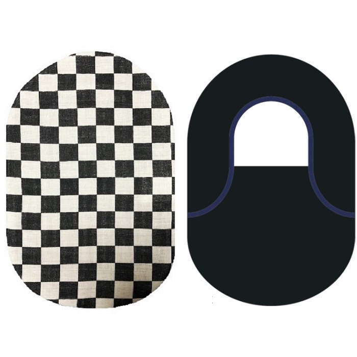 【オストメイト】【ストーマ】【人工肛門】 着せ替えストーマパウチカバー カバコさん：市松模様