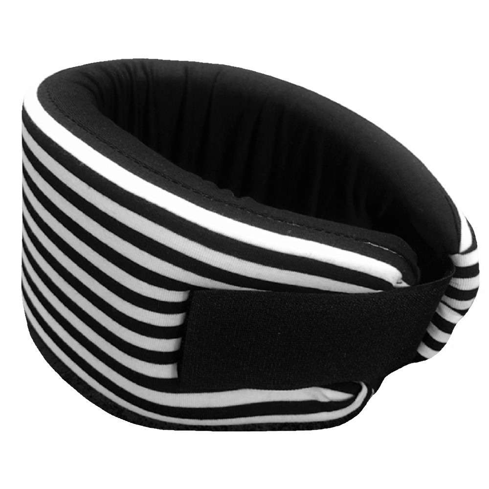【頚椎ヘルニア】【ムチウチ】頸椎固定用 ソフトカラー：ストライプ