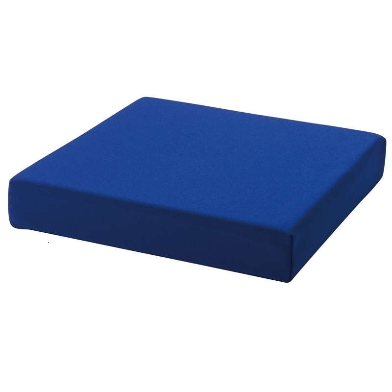 【車いす】車いすWクッション：リバーシブルタイプ ブルー