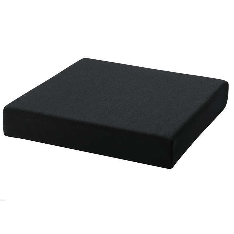 【車いす】車いすWクッション：リバーシブルタイプ ブラック