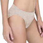 100%オーガニックコットン コトニーク レディース ショーツ 2枚セット：ブラウン