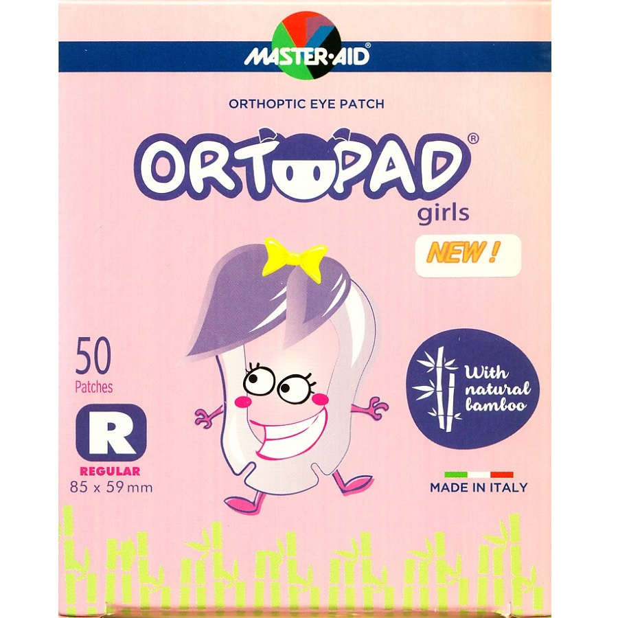 【斜視】【弱視】　オルトパッド　斜視弱視訓練用眼帯：ガールズNEW　レギュラー