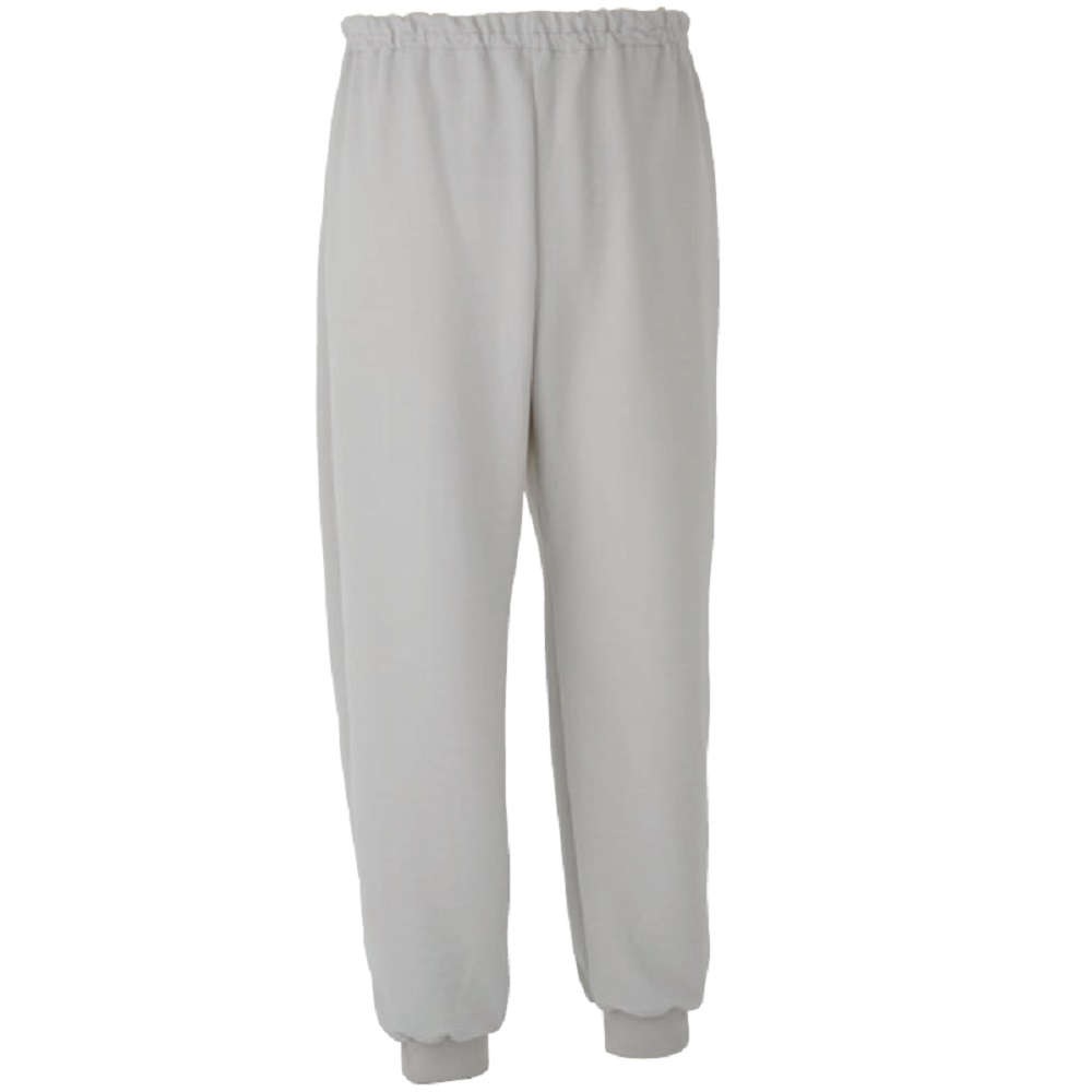 【快適ルームウェア】 コーディアルウェアリブ付きパンツ：グレー