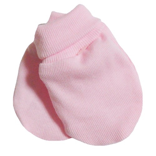 【未熟児】【低出生体重児】【早産児】【NICU】用 ベビー服：ミトン ピンク