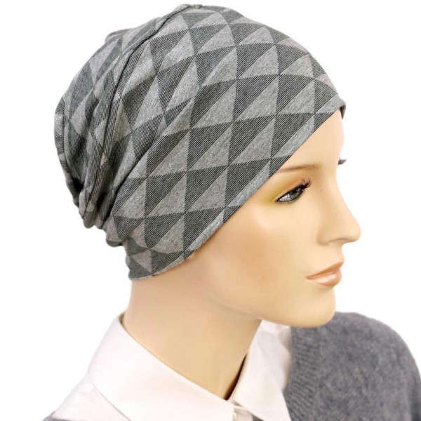 【抗がん剤治療】【医療用帽子】【ケア帽子】 ロールアップ：グレートライアングル