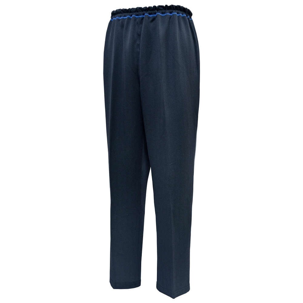 【入院】【診察】【介護】 ヘリンボンストレートパンツ:ネイビー