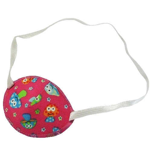 【ものもらい】【斜視】【眼瞼炎】　キッズ用眼帯：マッシュルーム