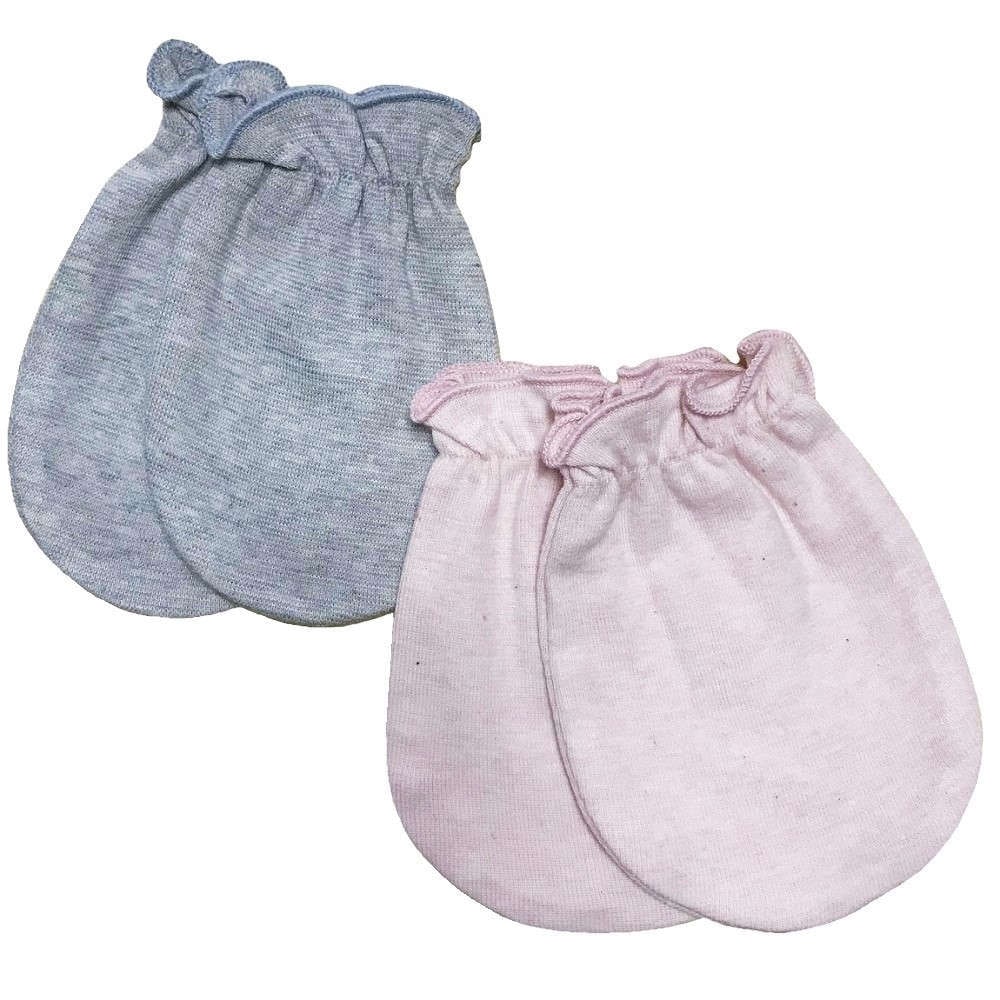 【かきむしり】【保護】 オーガニック 洛陽染 ミトン 2点セット