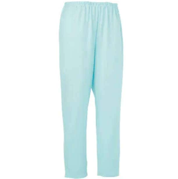 【パジャマ】【入院】【介護】 サニーストレートパンツ：グリーン