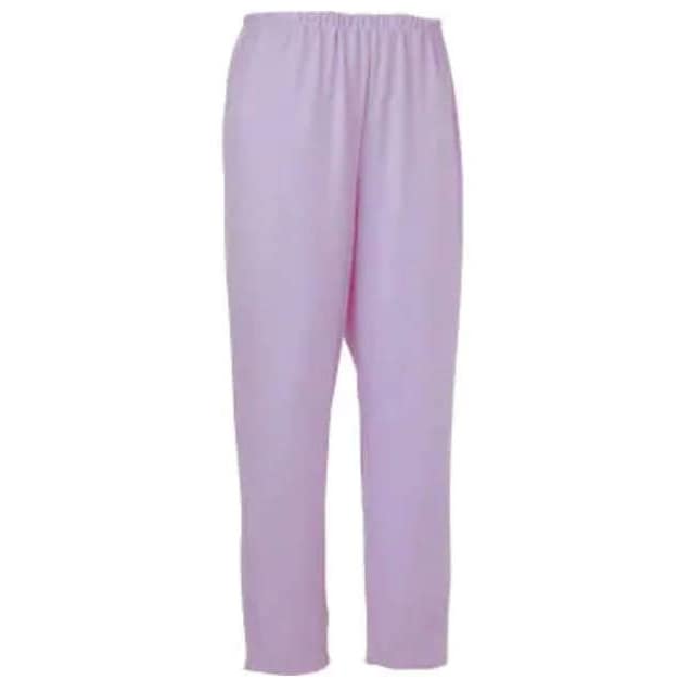【パジャマ】【入院】【介護】 サニーストレートパンツ：パープル