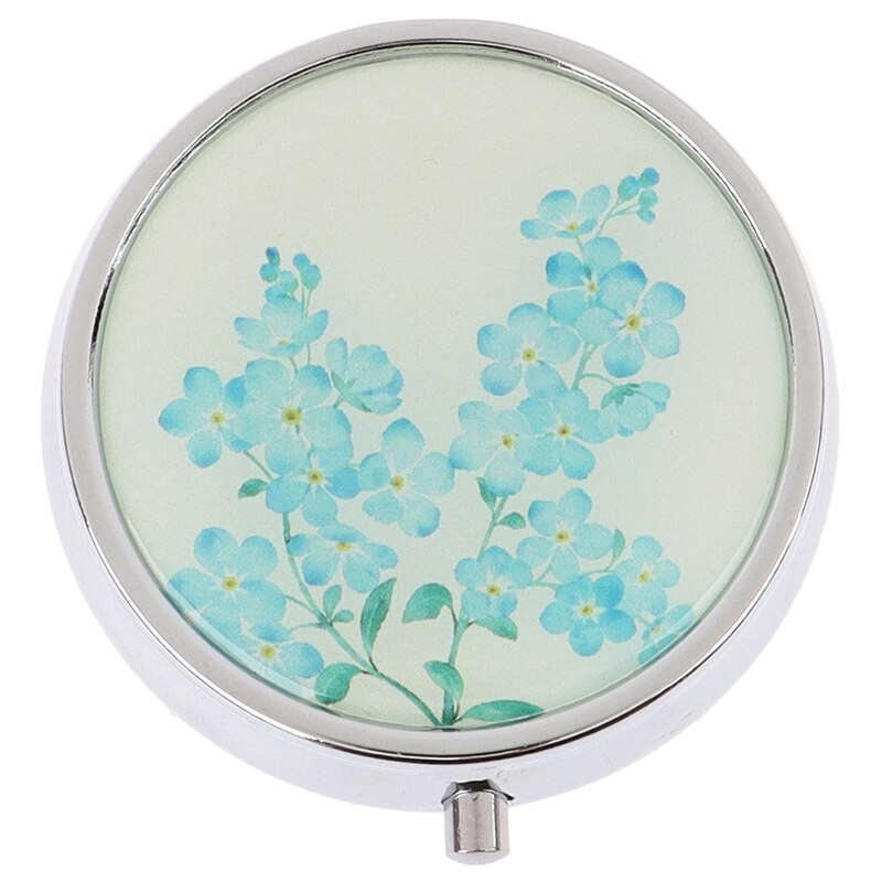 【薬ケース】　ボタニカル ミニピルケース：ブルーフラワー