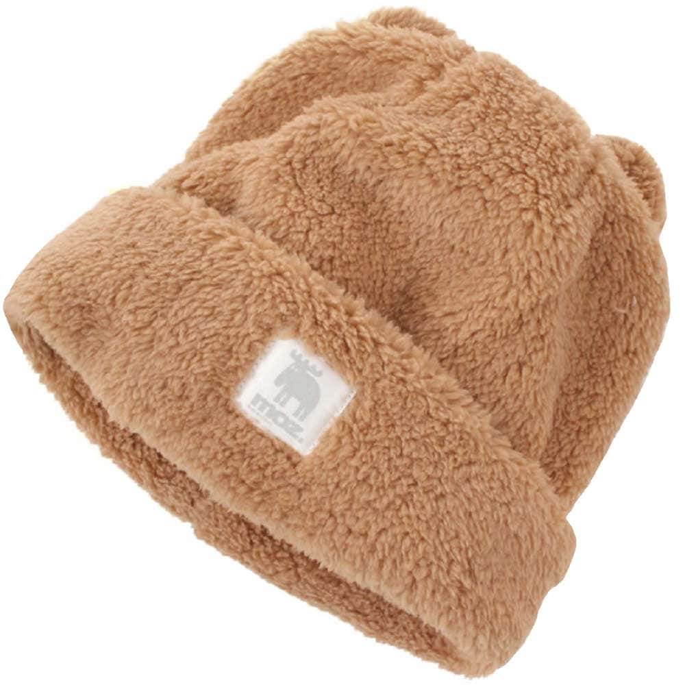 【ケア帽子】【キッズ】 モズ キッズ ボアワッチ：ブラウン