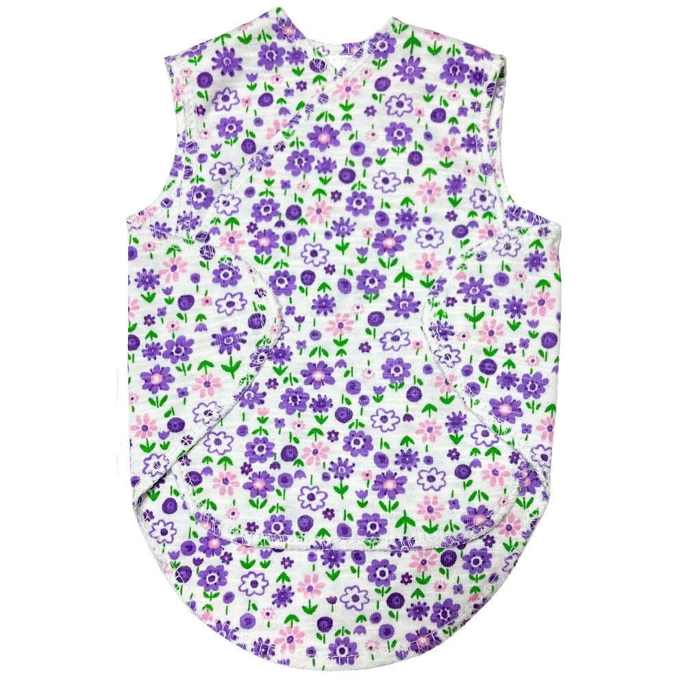 【未熟児】【低出生体重児】【早産児】【NICU】用 ベビー服:ボディーラップ ルビー